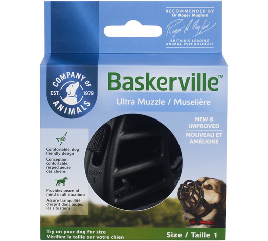 Canine's World Dog Muzzles Baskerville Ultra Dog Muzzle Company of Animals