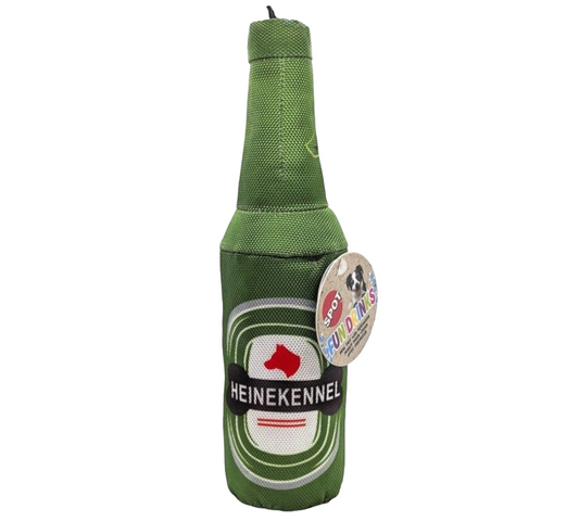 Spot Fun Drink Heinekennel Plush Dog Toy