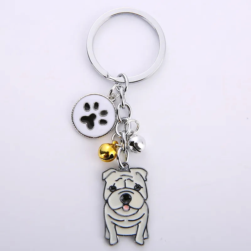 Cute Dog Pet Memorial Keychain