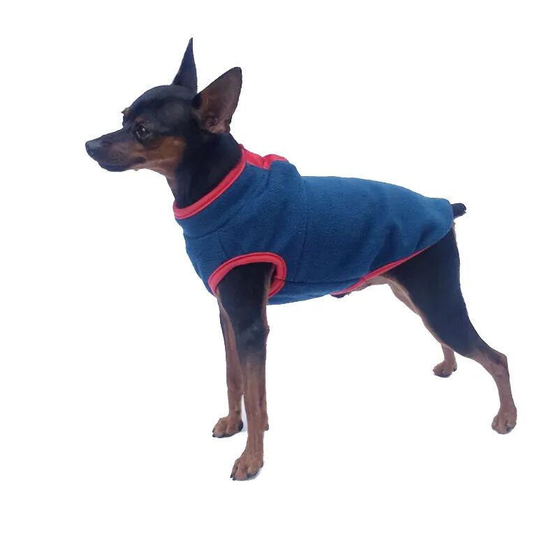 Warm Fleece Vest for Small-Medium Dogs & Cats