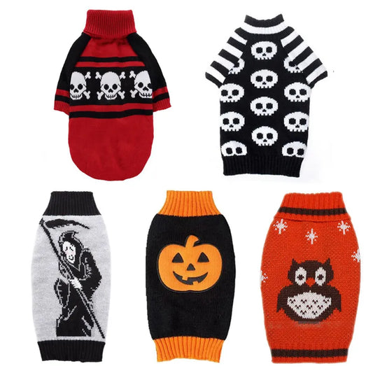 Spooky Halloween Pet Sweater