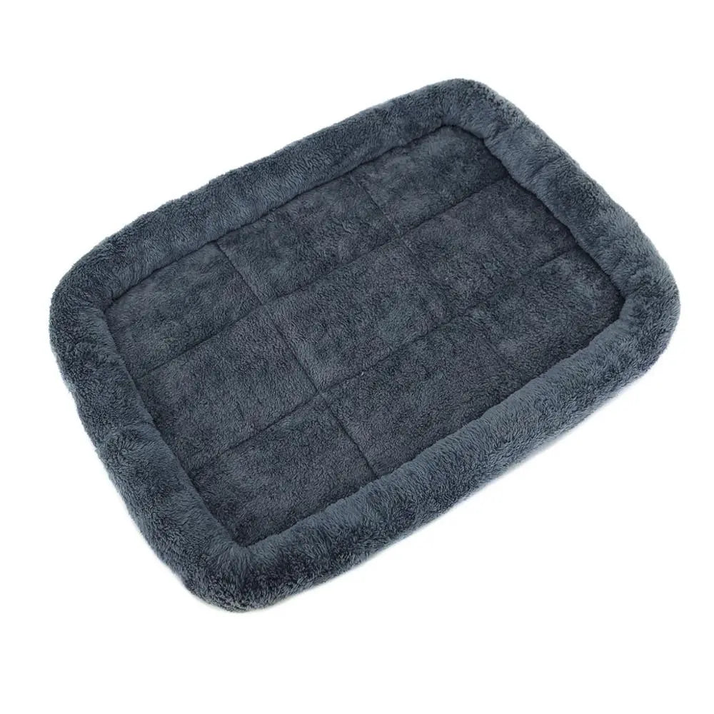 Dog Bolster Bed Mat - Washable, Non-Slip Pet Cushion