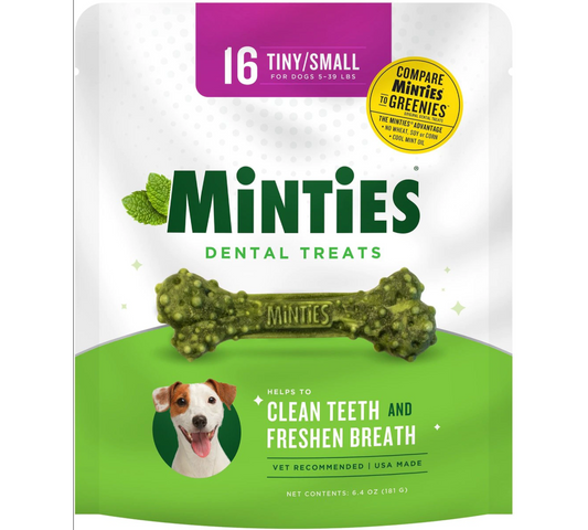 Sergeants Minties Dental Treats for Dogs Tiny Small,