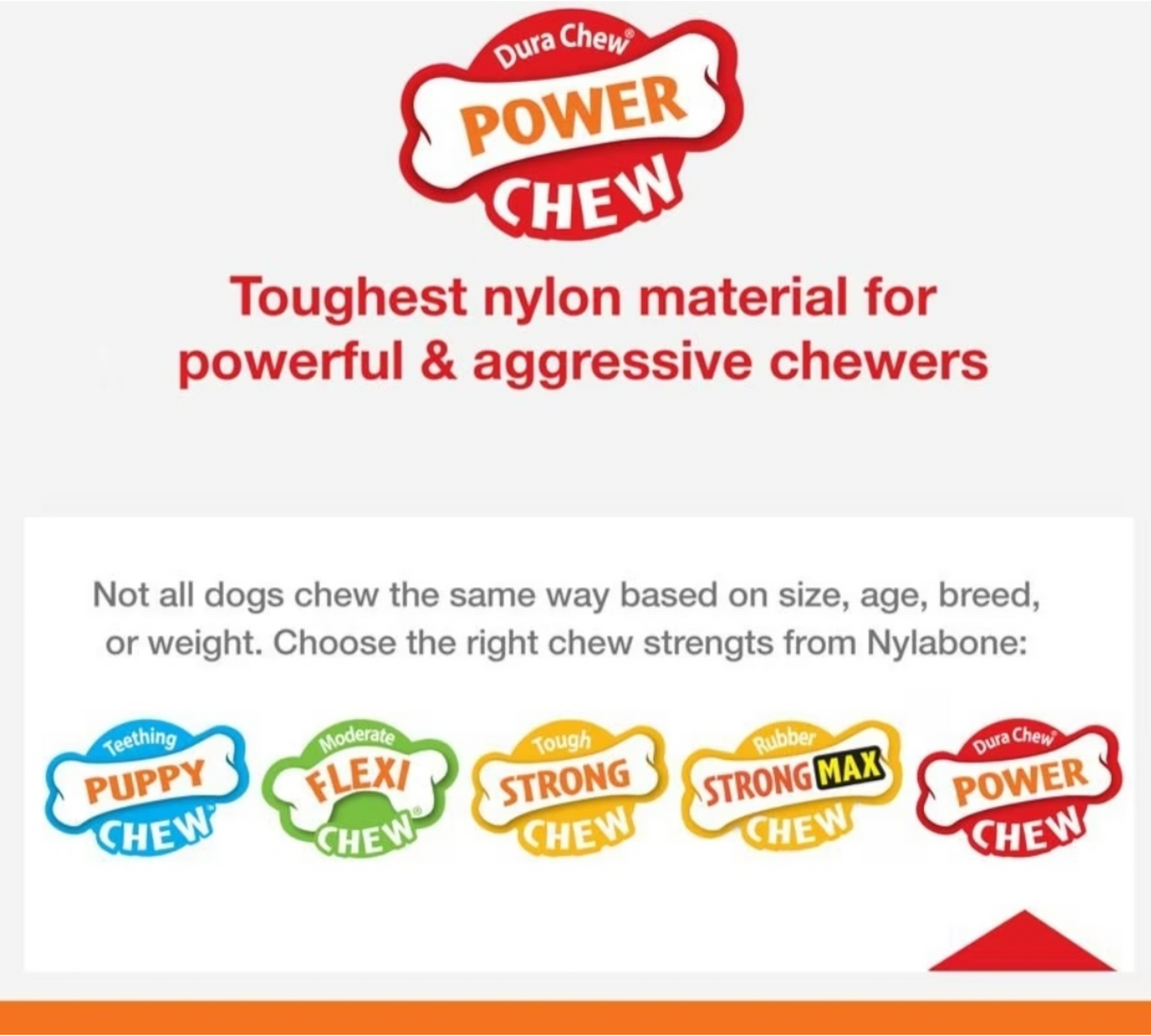 Nylabone Power Chew Mega Knot Bone Big Dog Chew Toy, XX-Large