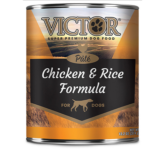 Victor Super Premium Dog Food Wet Dog Food Chicken & Rice Pate,