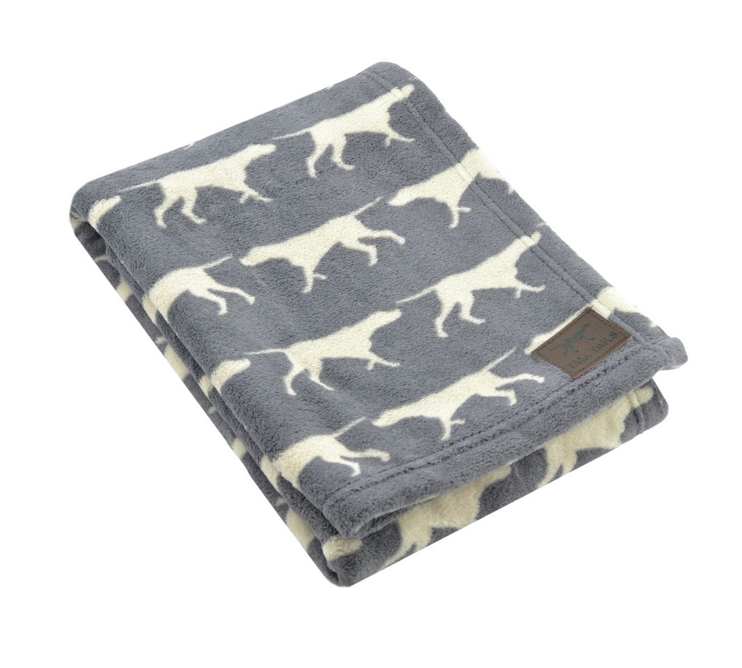 Tall Tails Dog Icon Blanket Charcoal,
