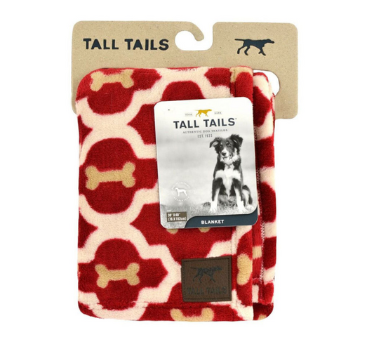 Tall Tails Dog Blanket Red Bone,