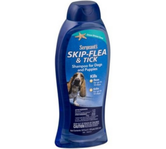 Sergeants Skip-Flea Flea and Tick Shampoo for Dogs Ocean Breeze Scent