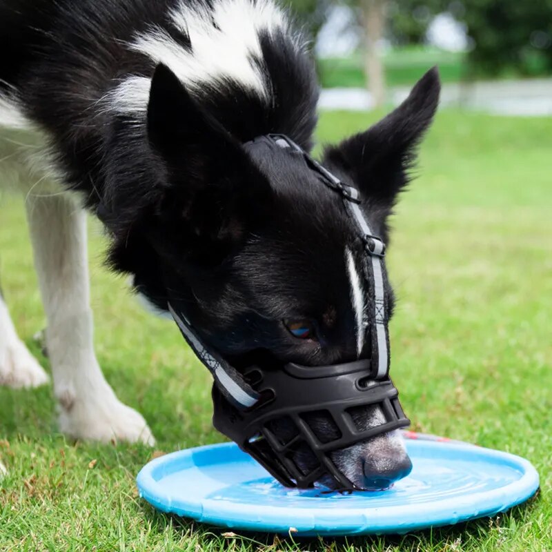 Adjustable Soft Dog Muzzle for Biting and Chewing