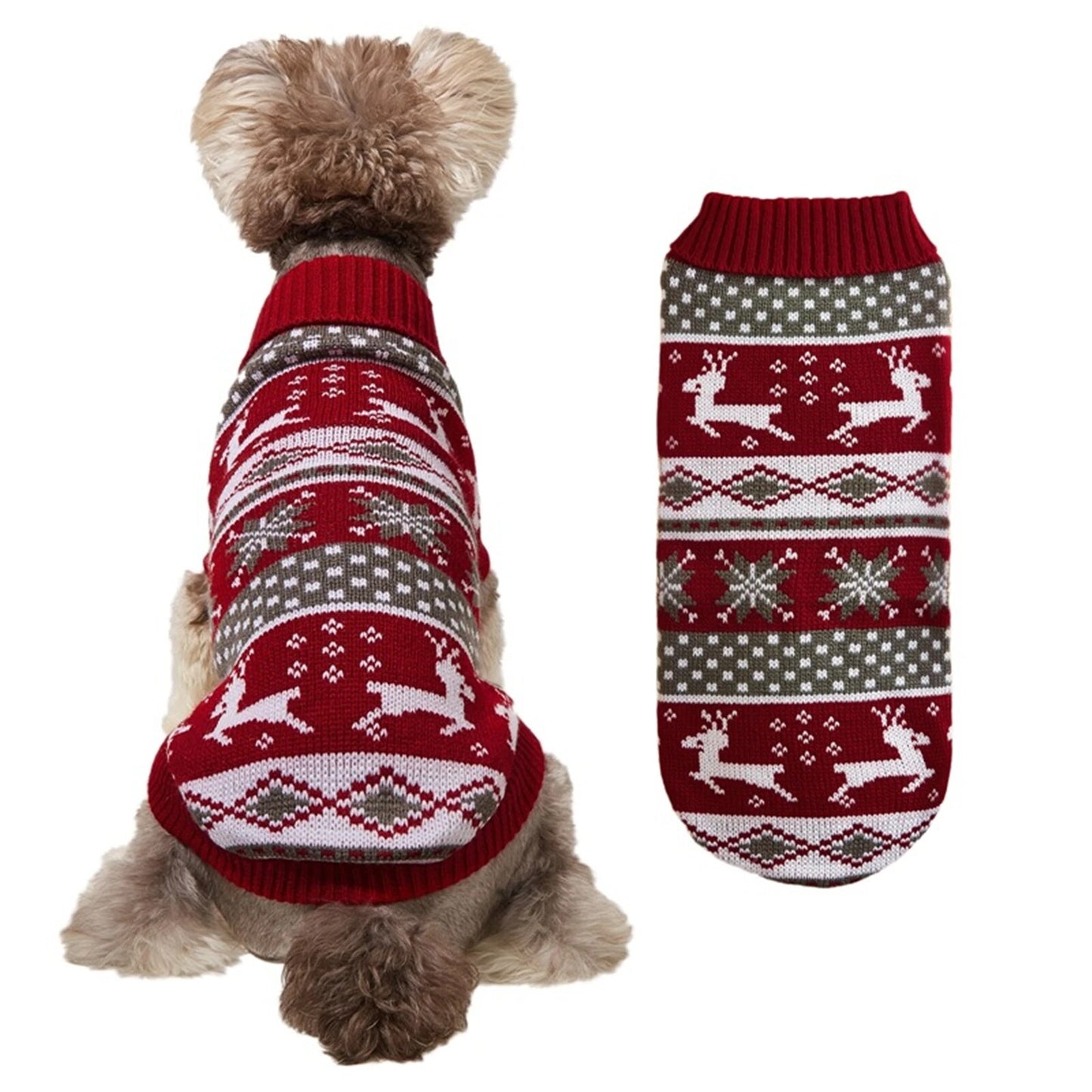 Chic Pet Sweaters for Christmas