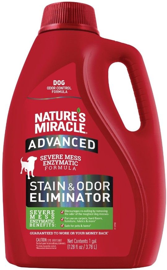 Canine's World Dog Stain Removers Nature's Miracle Advanced Stain & Odor Remover Natures Miracle