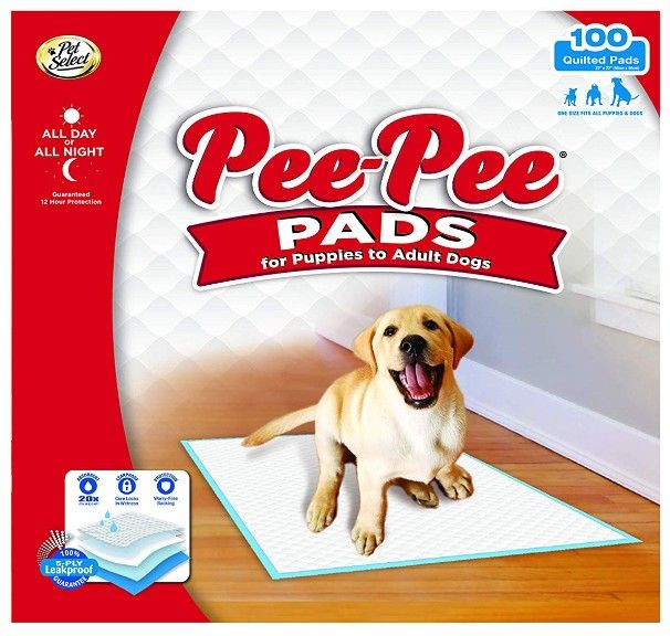 Canine's World Dog Pee Pads Four Paws Pee Pee Puppy Pads - Standard Four Paws