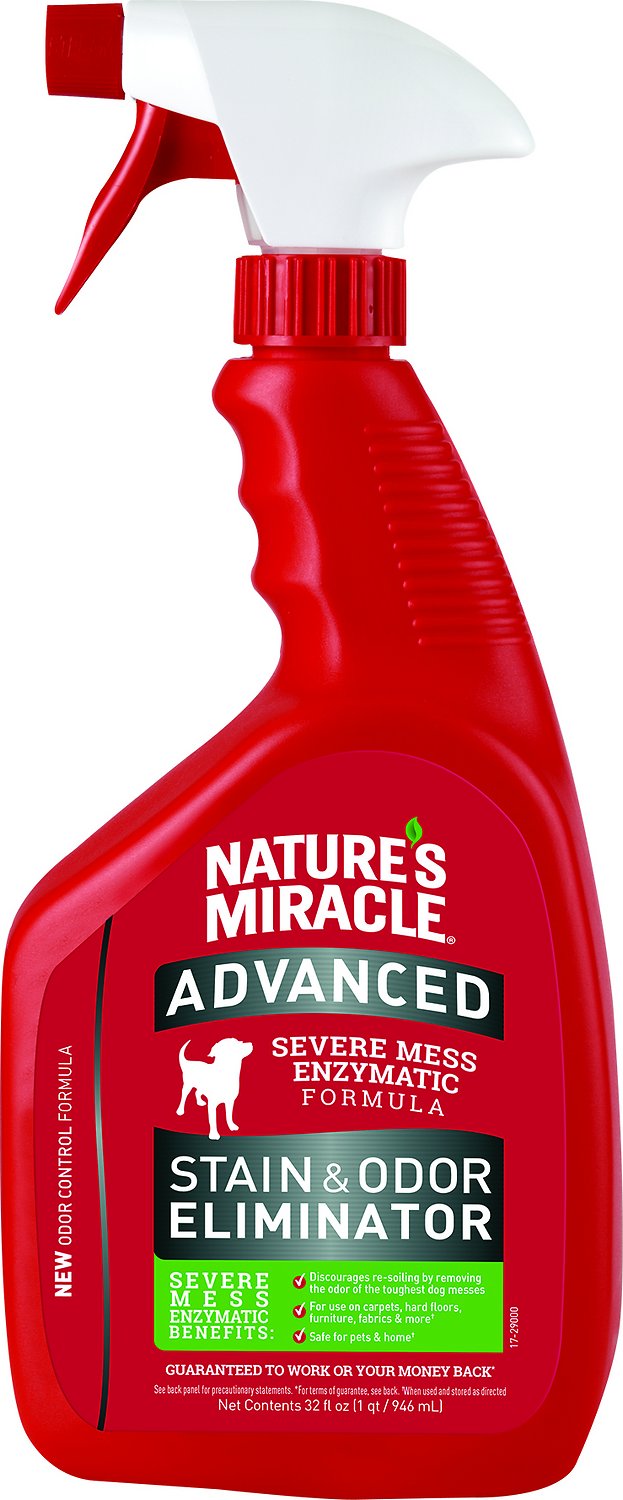 Canine's World Dog Stain Removers Nature's Miracle Advanced Stain & Odor Remover Natures Miracle