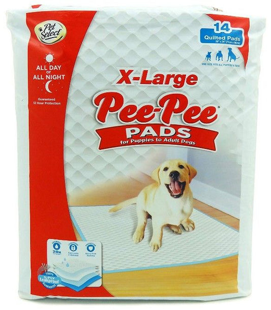 Canine's World Dog Pee Pads Four Paws Pee Pee Puppy Pads - X-Large Four Paws