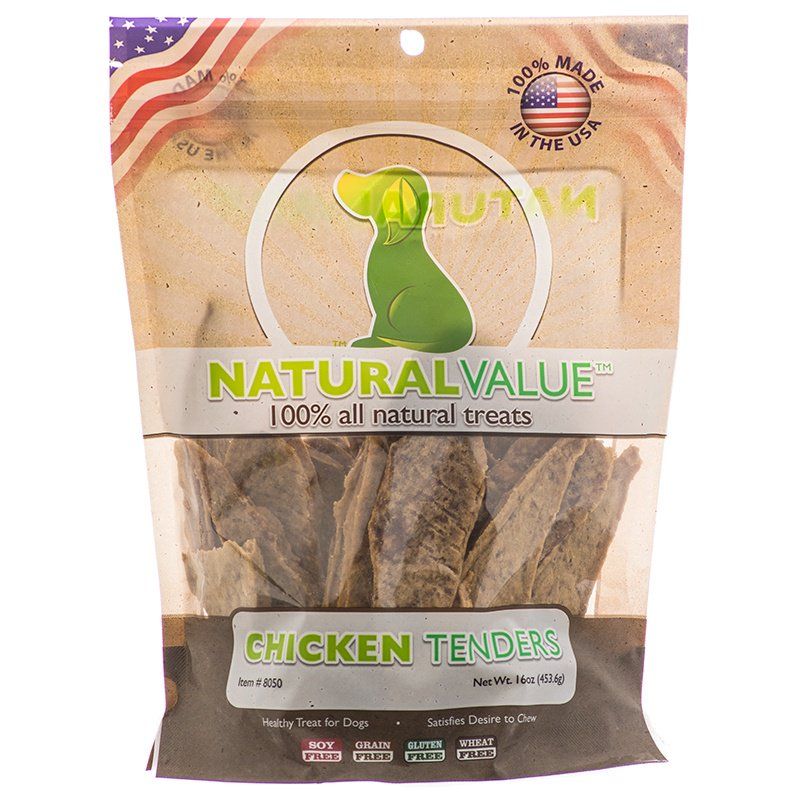 Canine's World Soft & Chewy Dog Treats Loving Pets Natural Value Chicken Tenders Loving Pets