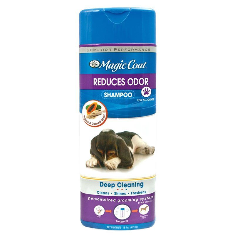 Canine's World Dog Shampoos Magic Coat Reduces Odor Dog Shampoo Four Paws