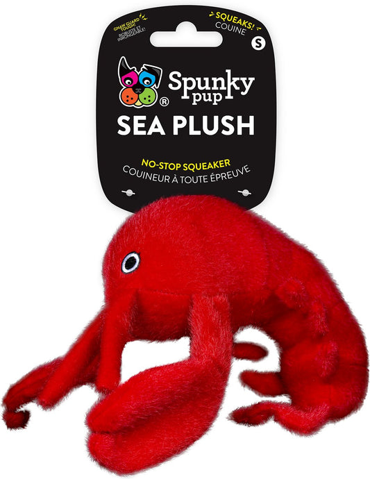 Canine's World Plush Toys Spunky Pup Sea Plush Lobster Dog Toy Spunky Pup