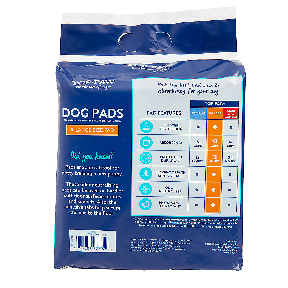 Canine's World X-Large Adhesive Leakproof Dog Pads - 28" x 34" Canine's World