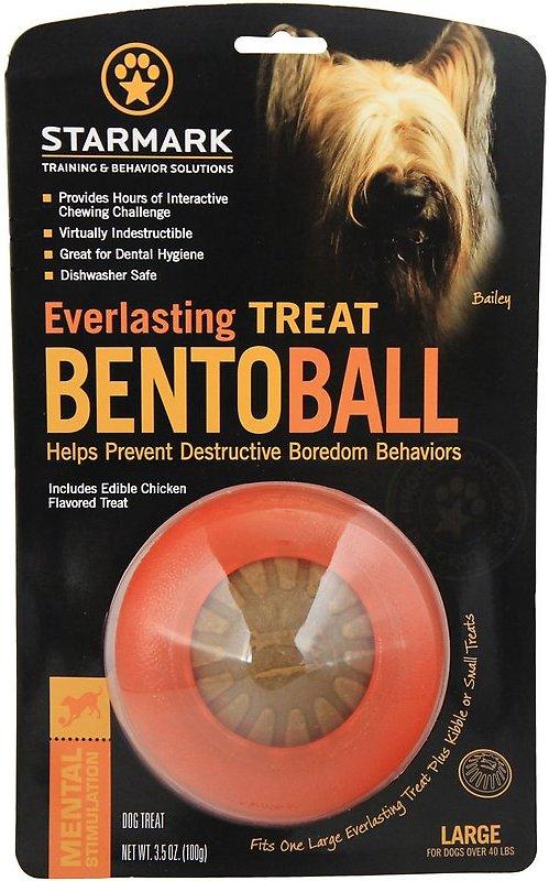 Canine's World Balls Starmark Everlasting Treat Bento Ball Dog Chew Toy,  Starmark