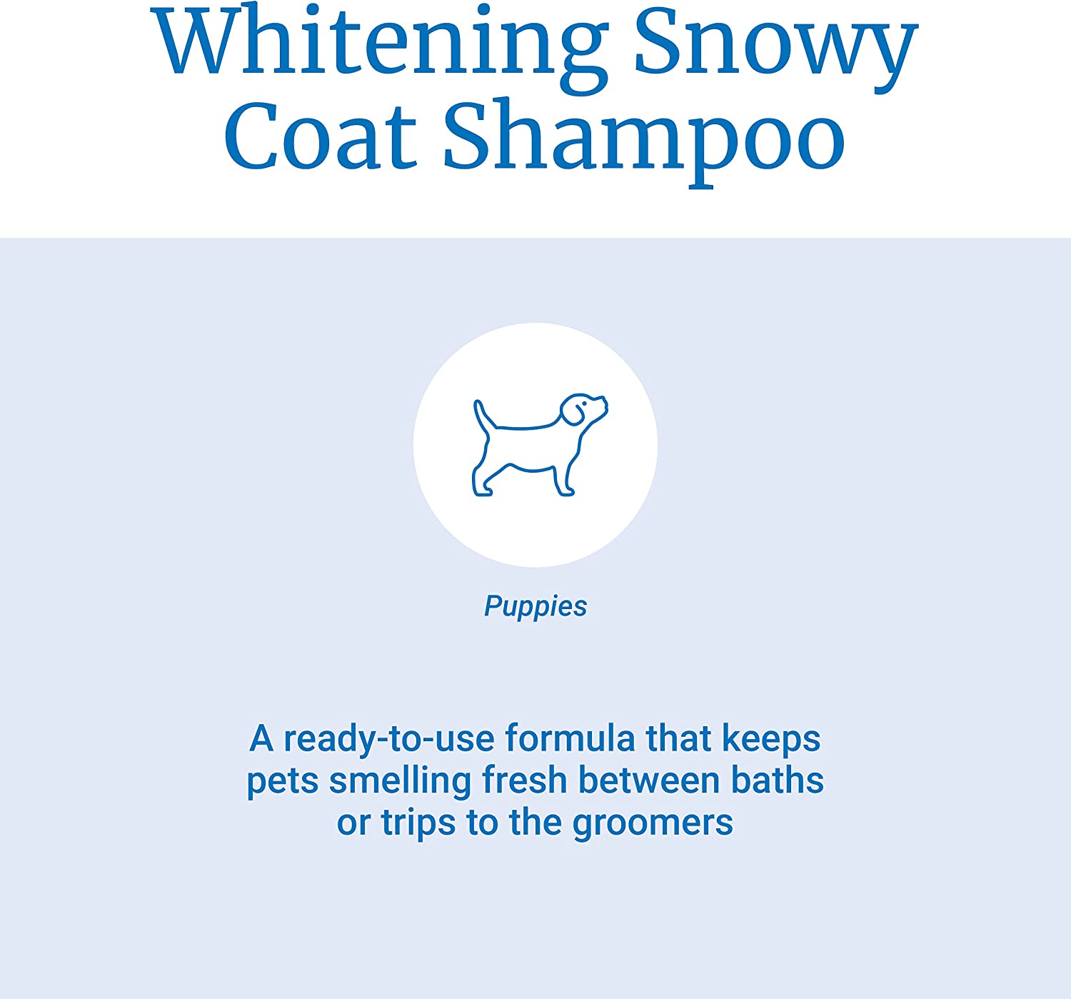 Canine's World Dog Shampoos Fresh 'n Clean Snowy Coat Whitening Shampoo - Sweet Vanilla Scent Fresh 'n Clean