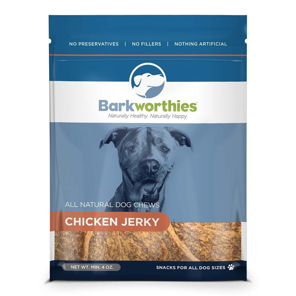 Canine's World Jerky Dog Treats Barkworthies Chicken Jerky Barkworthies