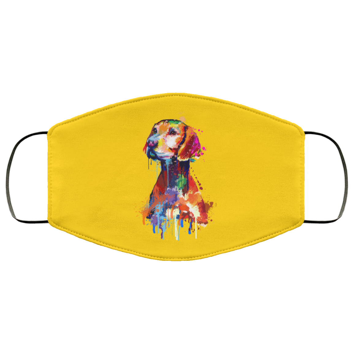 Canine's World Face Masks Hand painted vizsla human Face Mask Ultimate Shield