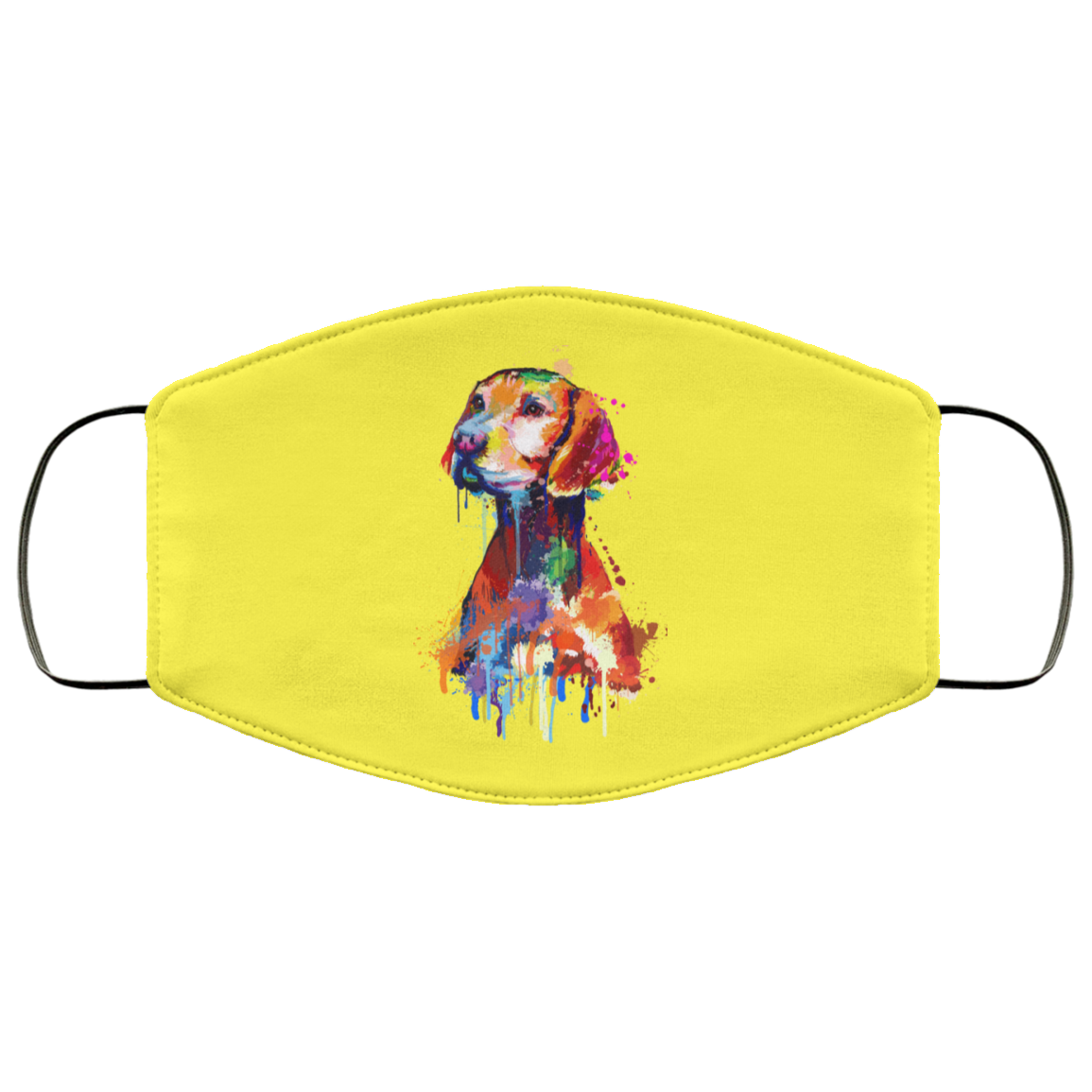 Canine's World Face Masks Hand painted vizsla human Face Mask Ultimate Shield
