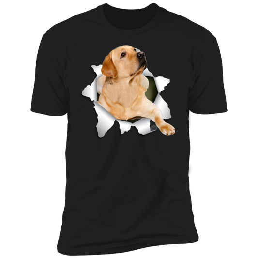 Canine's World T-Shirts LABRADOR RETRIEVER 3D Premium Short Sleeve T-Shirt Ultimate Shield