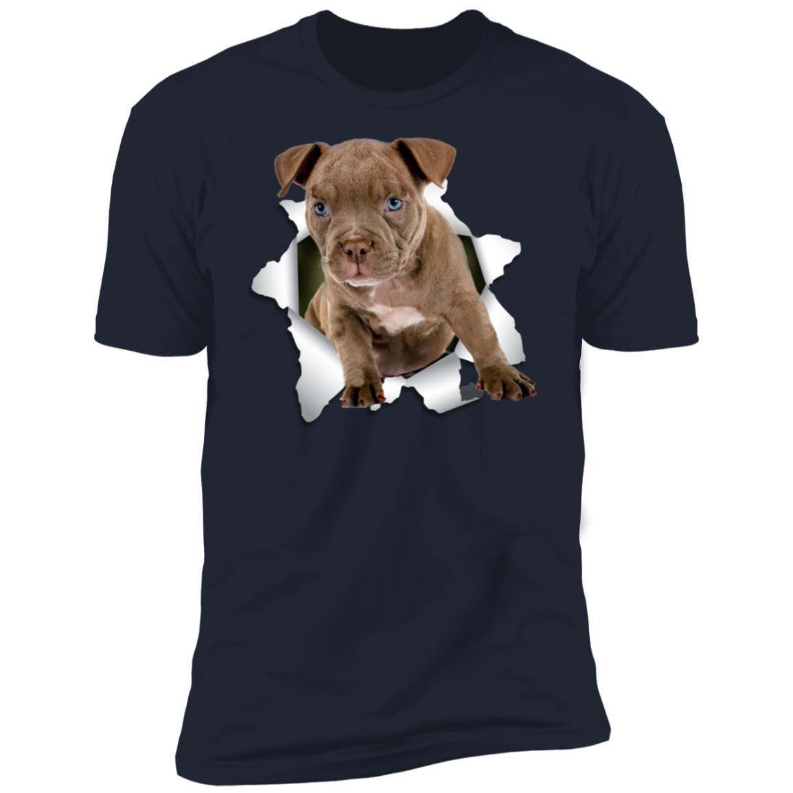 Canine's World T-Shirts PITBULL 3D Premium Short Sleeve T-Shirt Ultimate Shield