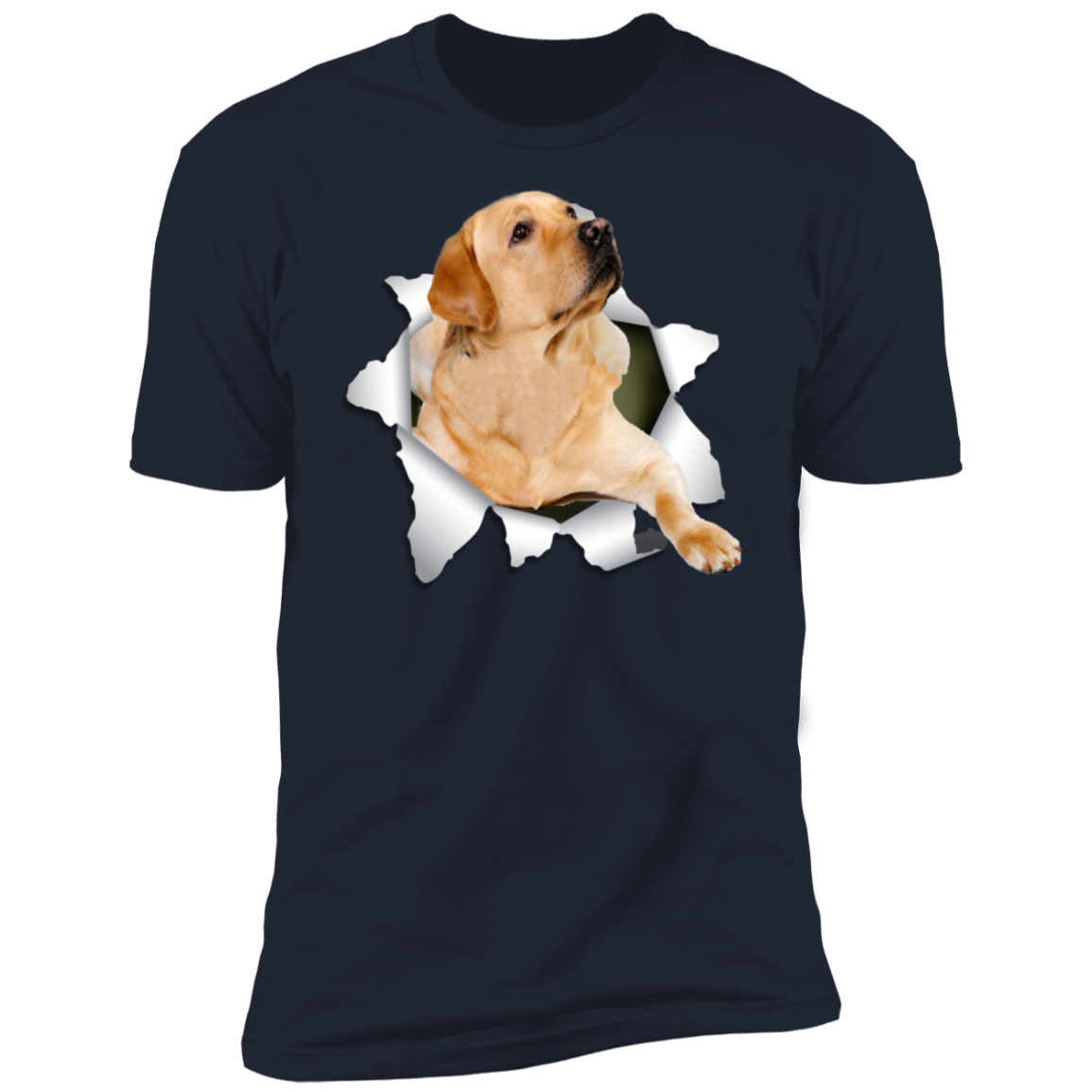 Canine's World T-Shirts LABRADOR RETRIEVER 3D Premium Short Sleeve T-Shirt Ultimate Shield