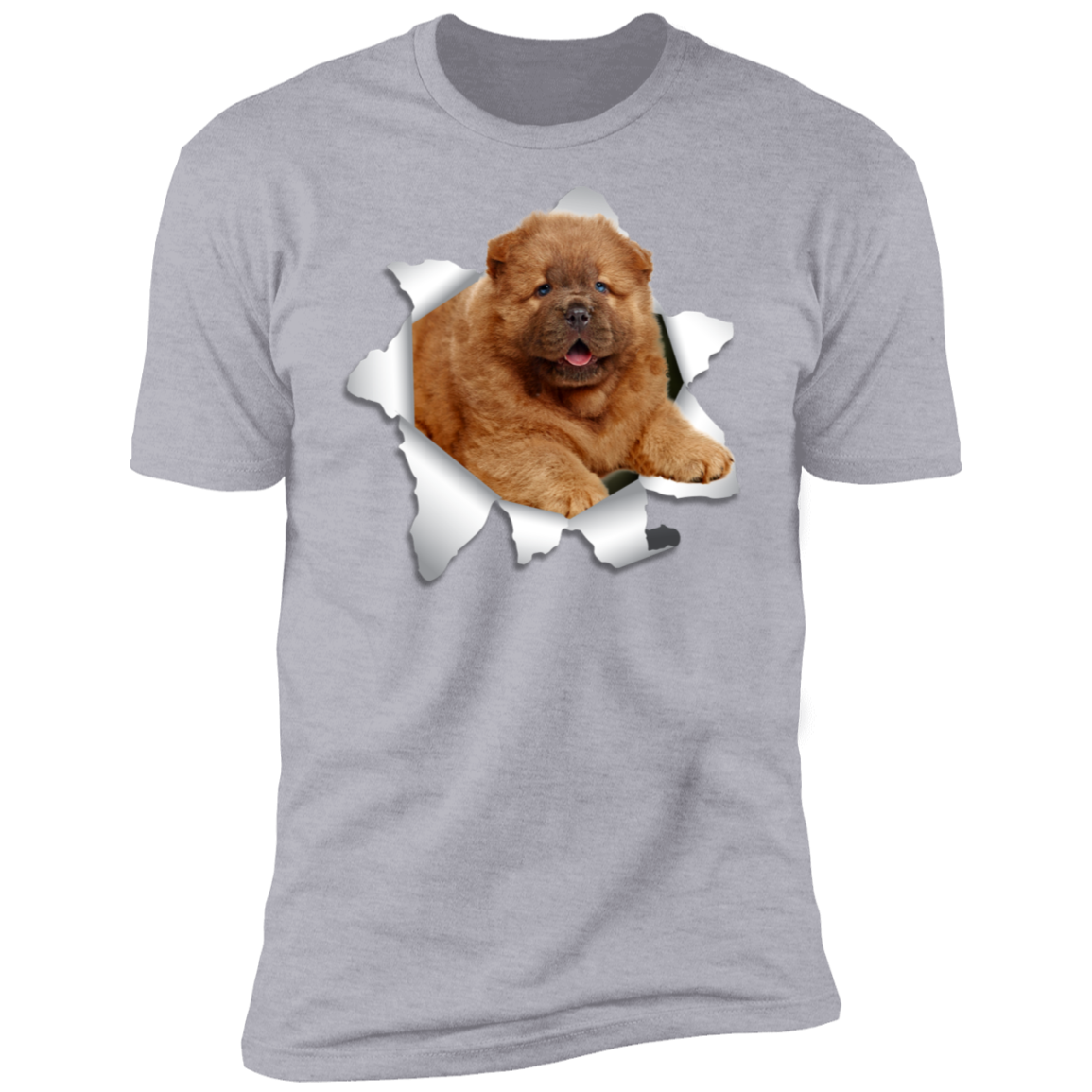 Canine's World T-Shirts CHOW CHOW 3D Premium Short Sleeve T-Shirt Ultimate Shield