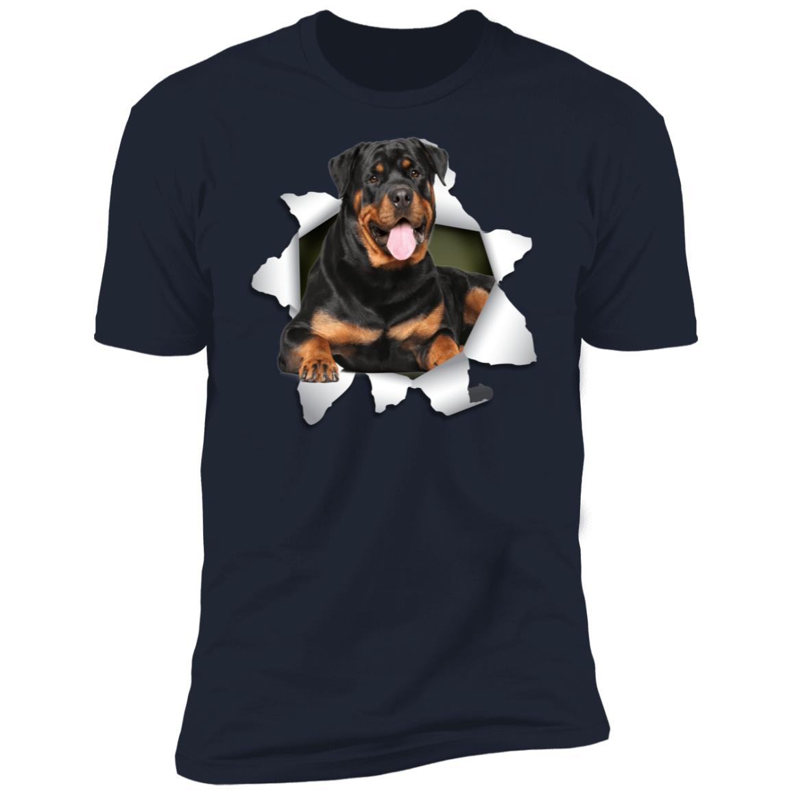 Canine's World T-Shirts ROTTWEILER 3D Premium Short Sleeve T-Shirt Ultimate Shield