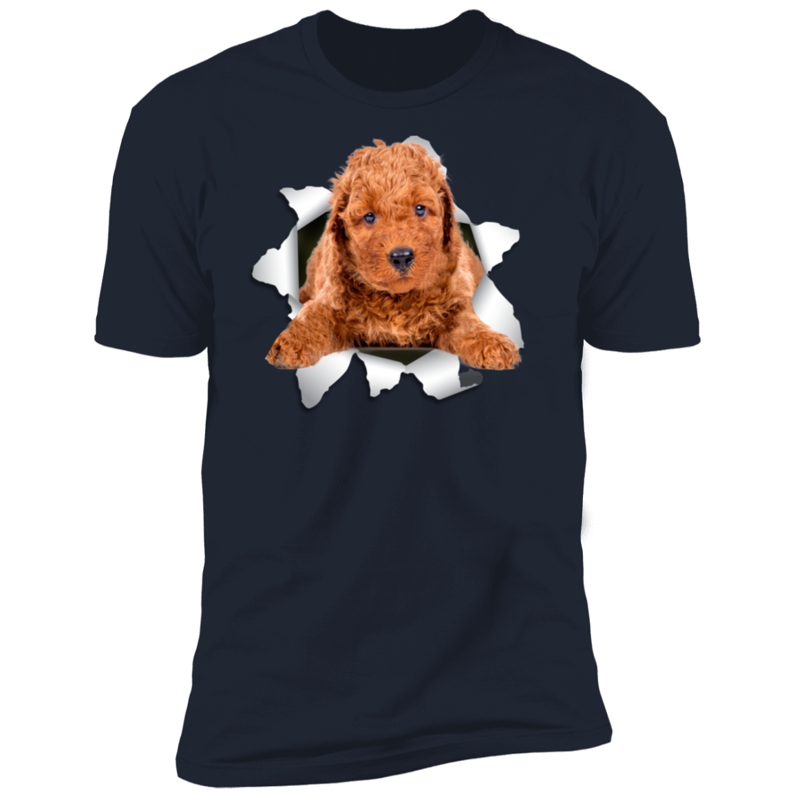 Canine's World T-Shirts POODLE 3D Premium Short Sleeve T-Shirt Ultimate Shield