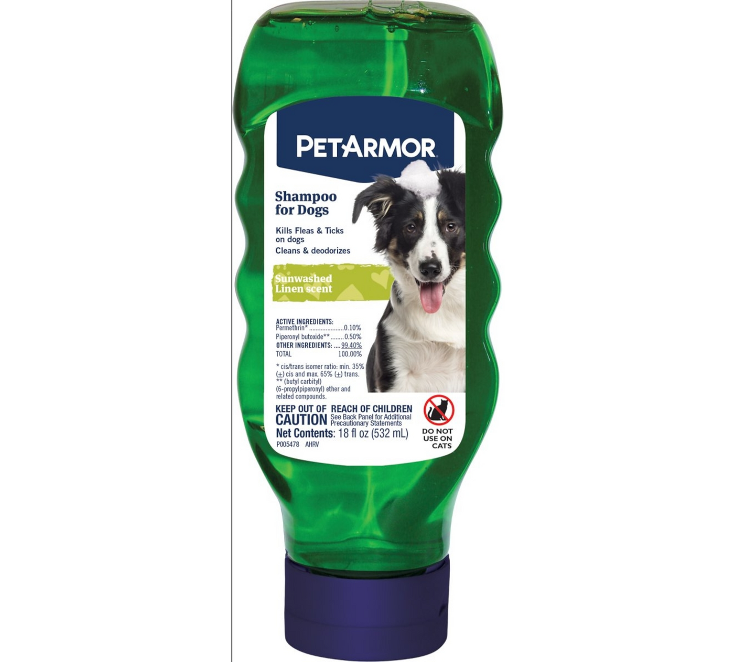 Canine's World Dog Shampoos PetArmor Flea and Tick Shampoo for Dogs Sunwashed Linen Scent PetArmor