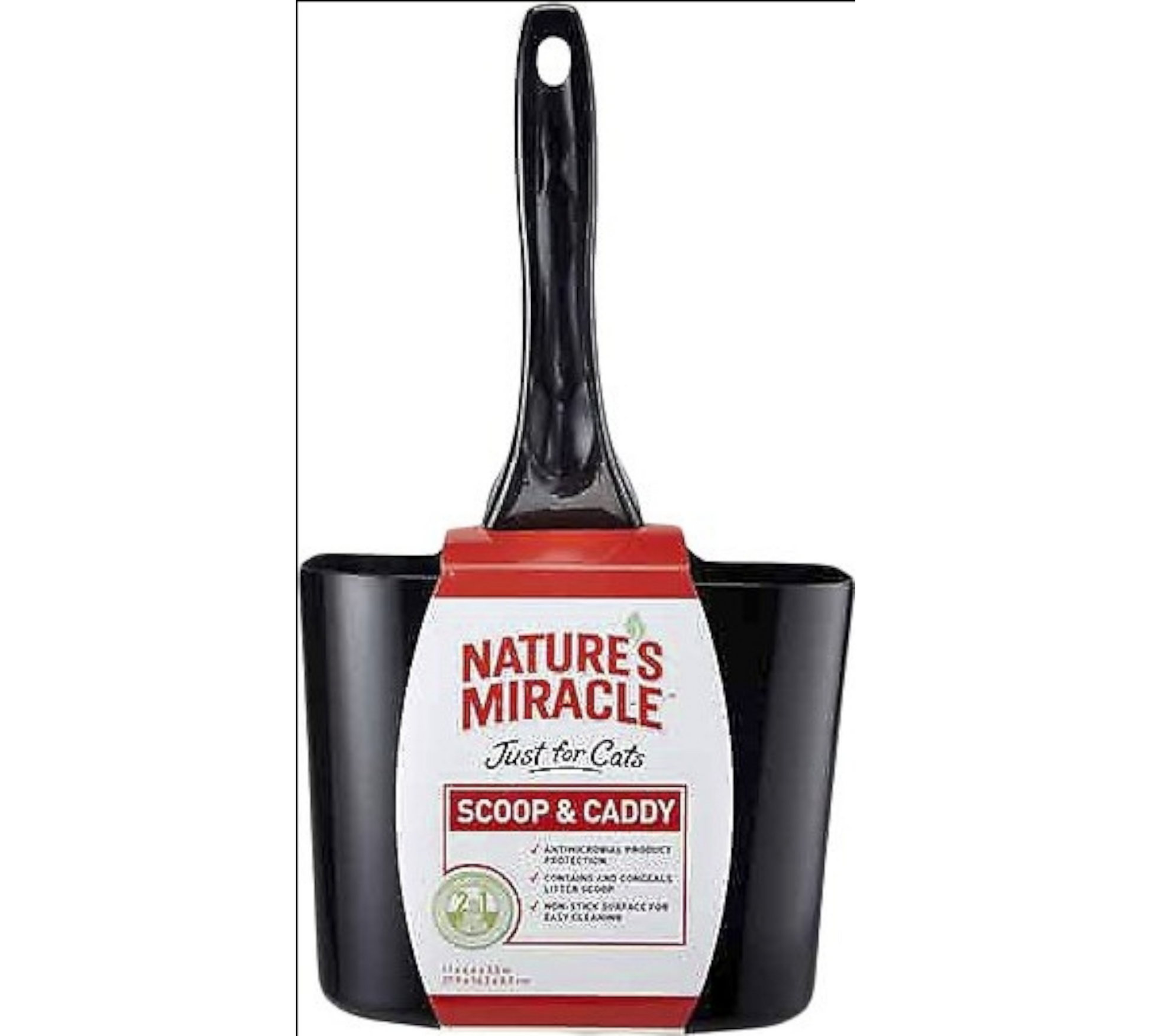 Canine's World Cat Litter Scoops Nature's Miracle Just For Cats Litter Scoop & Caddy Natures Miracle