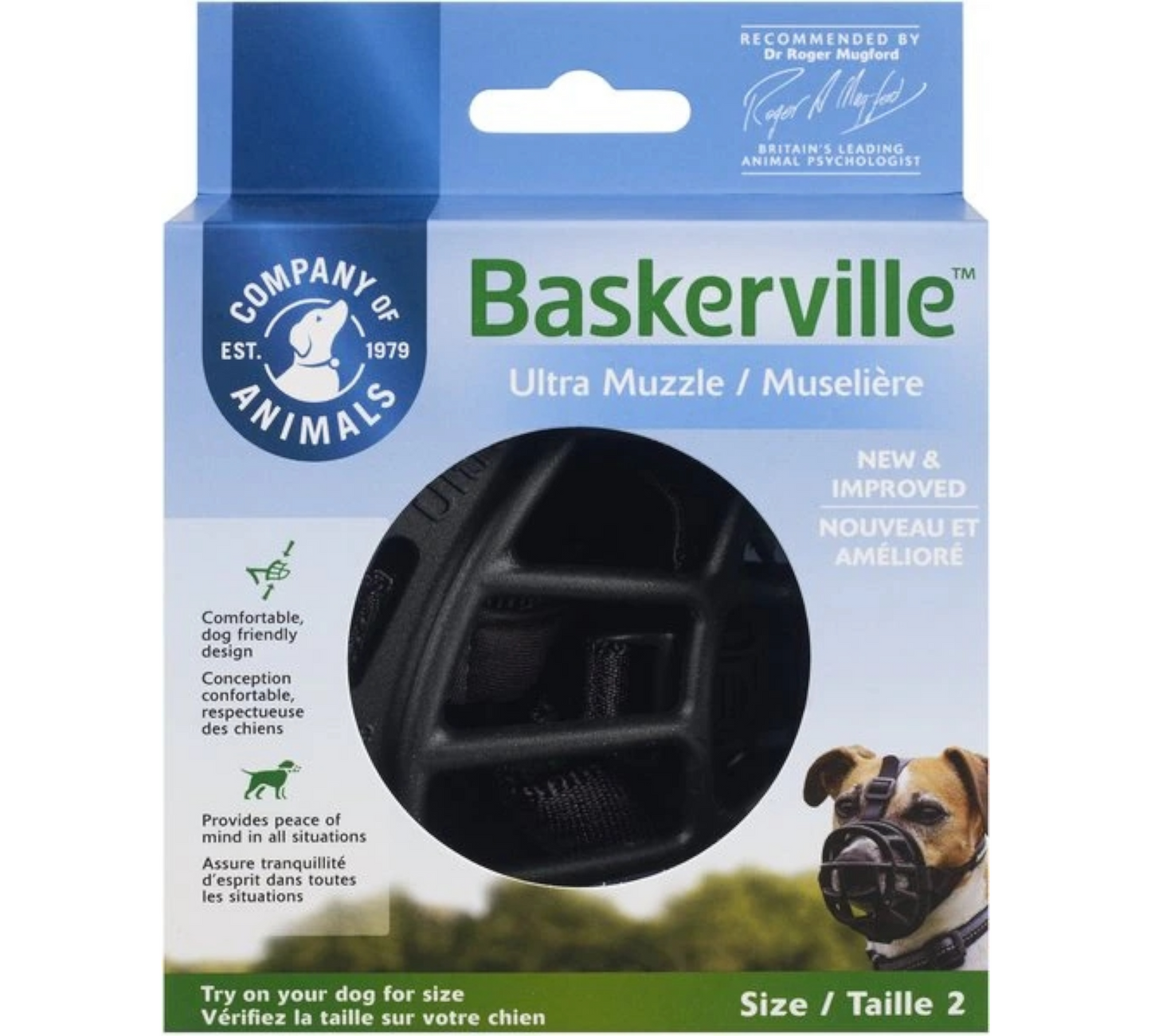 Canine's World Dog Muzzles Baskerville Ultra Dog Muzzle Company of Animals