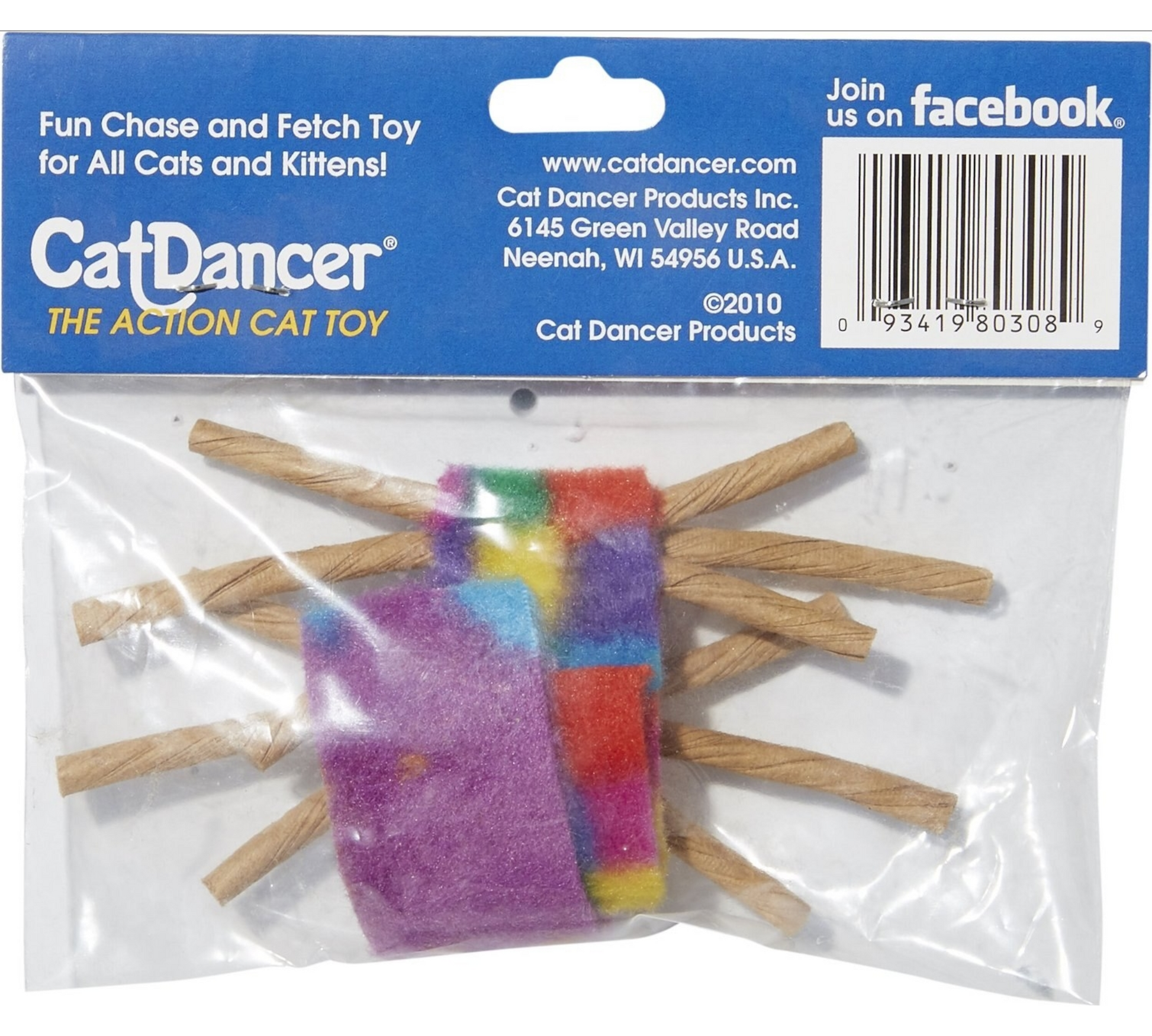 Canine's World Cat Balls & Chaser Toys Cat Dancer Whisker Chasers Cat Toy, 2 count Cat Dancer