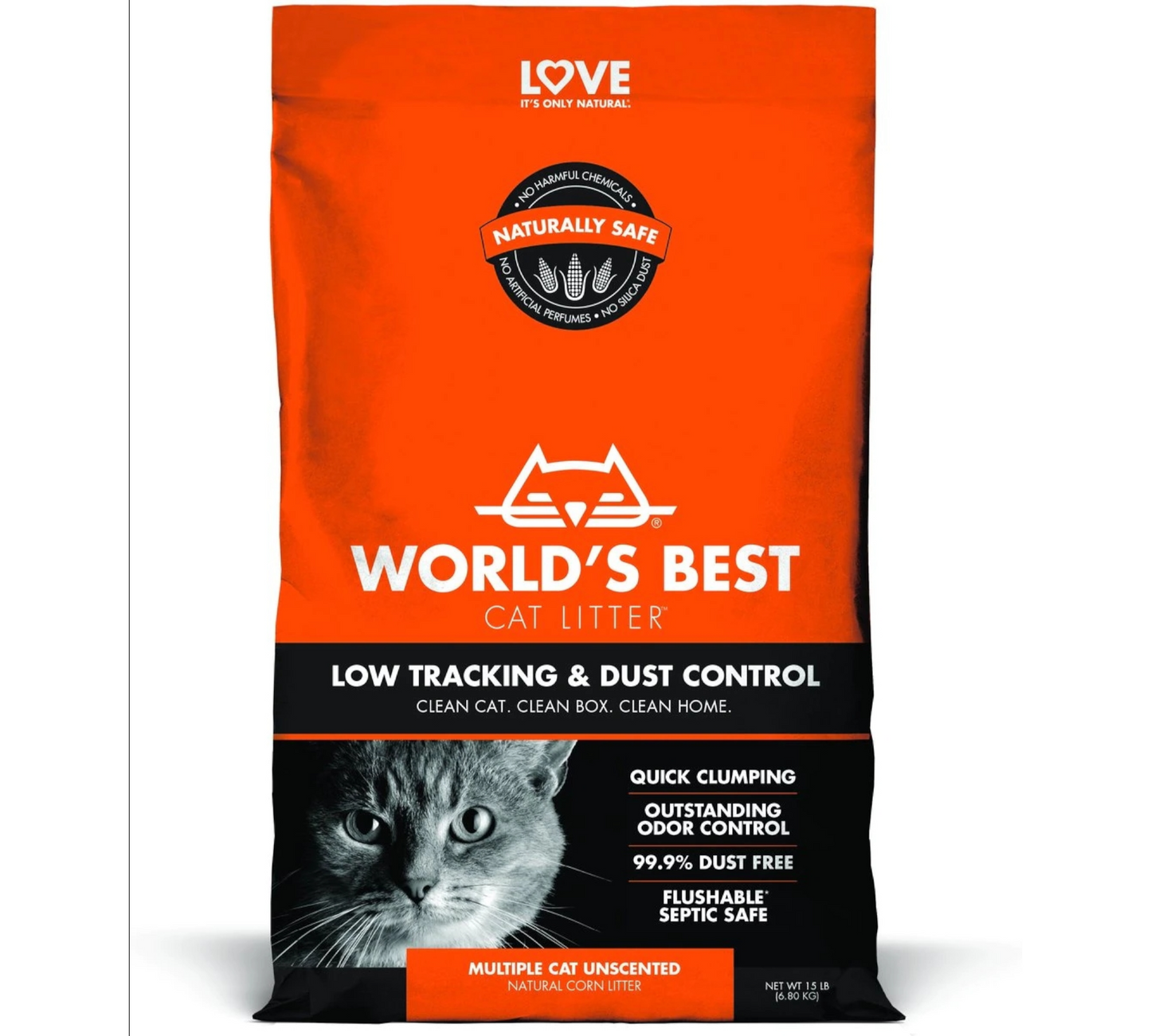 Canine's World Cat Litter World's Best Low Tracking & Dust Control Multiple Cat Litter World's Best