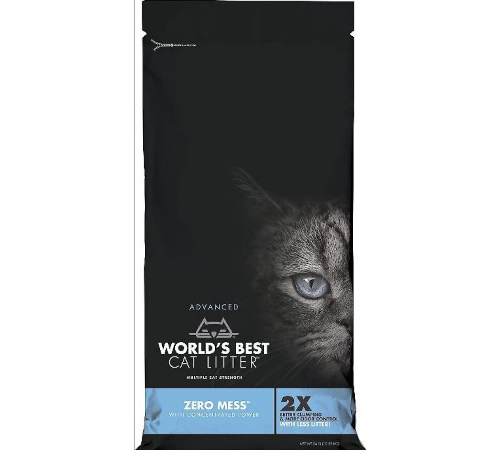 Canine's World Cat Litter Zero Mess by World's Best Unscented Clumping Corn Cat Litter Zero Mess