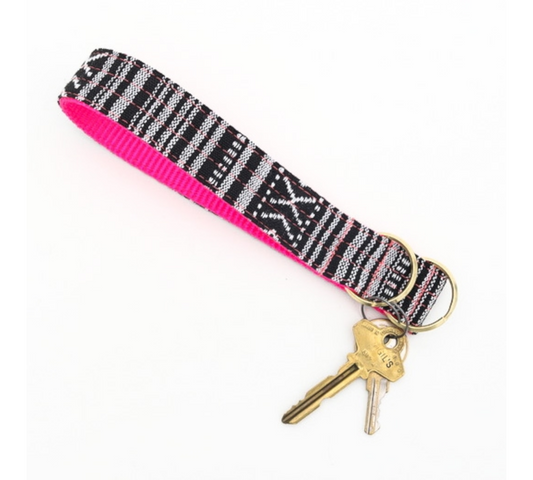 Canine's World Keychains Paz Beach Blanket Key Chain Wristlet Fob Mimi Green