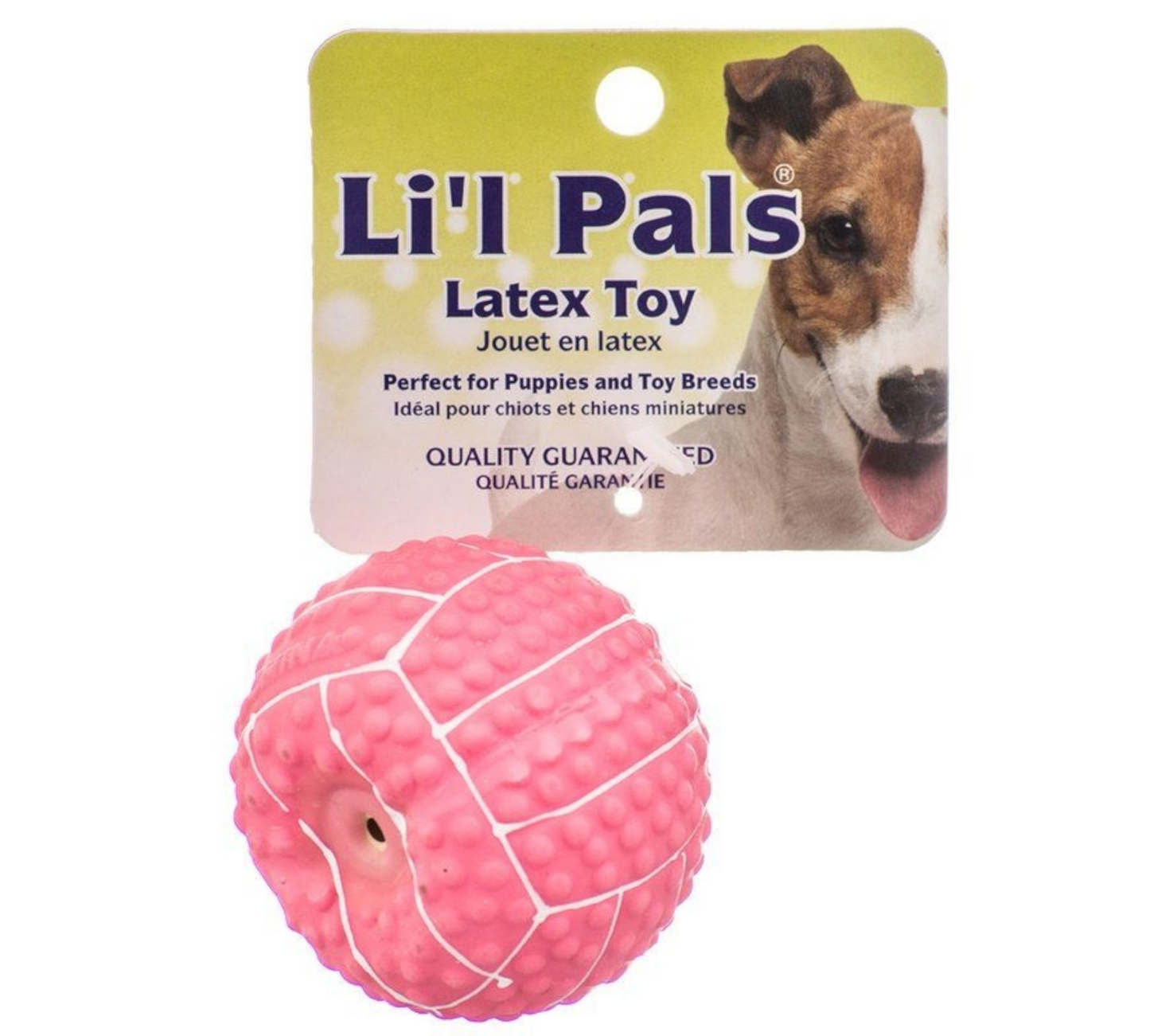 Canine's World Dog Ball Toys Li'l Pals Latex Soccer Ball Dog Toy, Lil Pal's