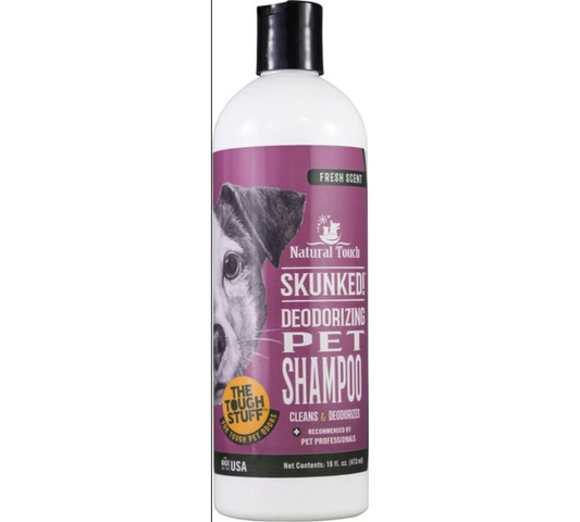 Canine's World Dog Shampoos Natural Touch Skunked! Deodorizing Pet Shampoo, Natural Touch 