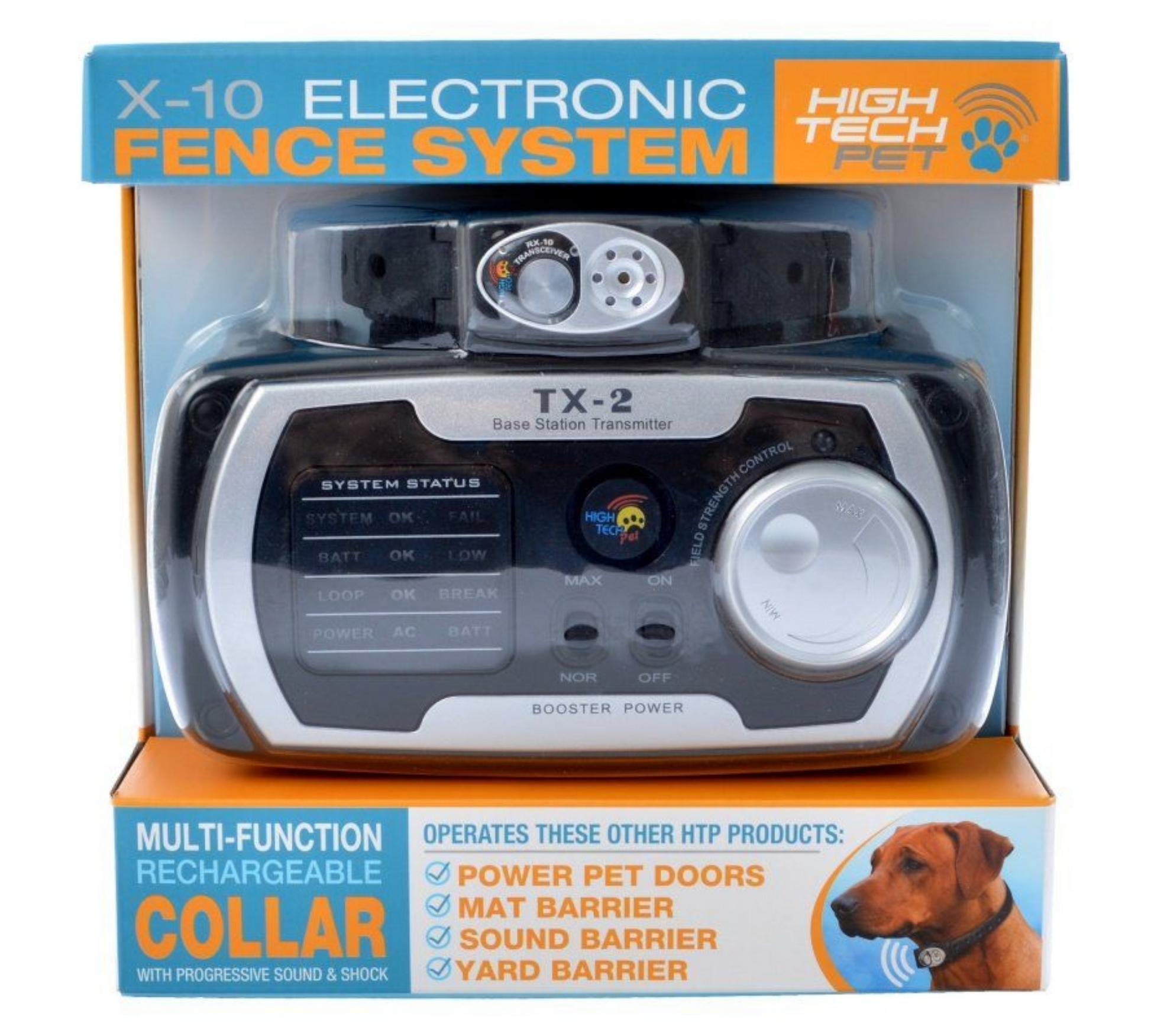 Canine's World Sound Dog Bark Collars High Tech Pet Products Humane Contain X-10 Electronic Dog Fence Containment System High Tech Pet