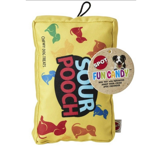 Spot Fun Candy Plush Dog Toy,