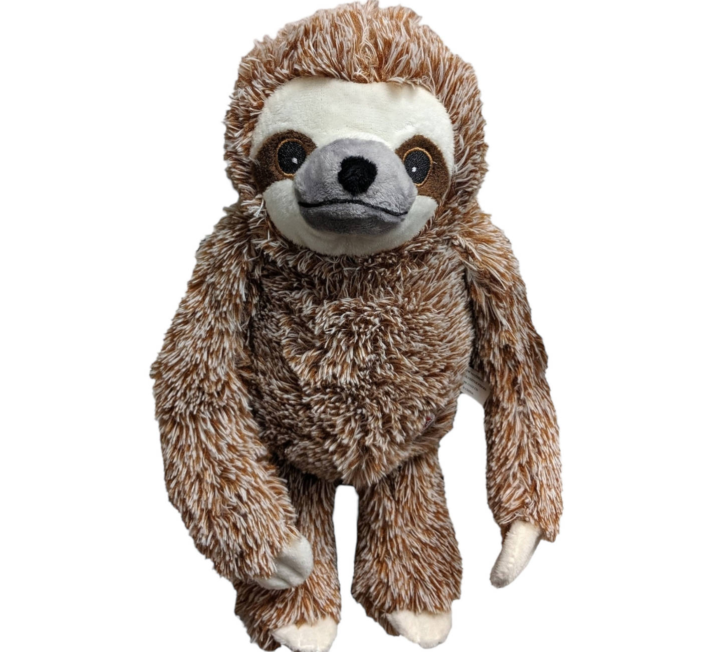 Ethical Pet Fun Sloth Squeaky Plush Dog Toy, Color Varies