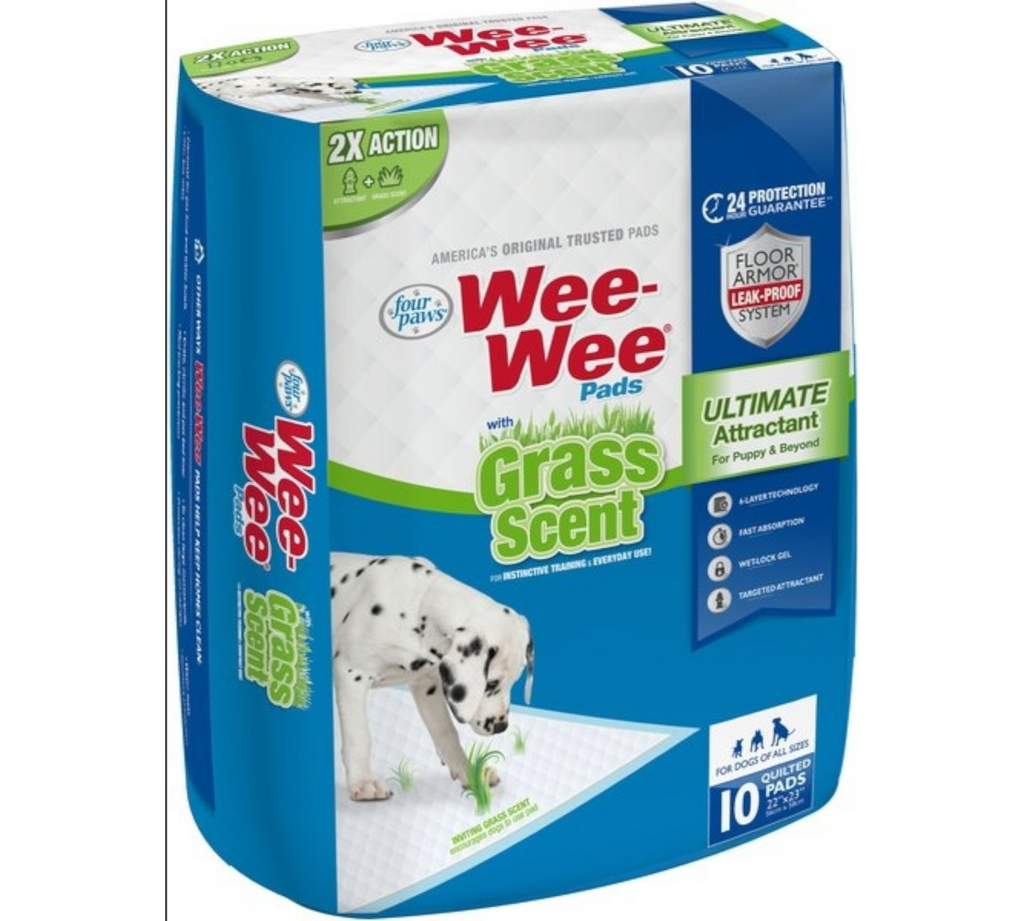 Four Paws Wee-Wee Grass Scented Puppy Pads