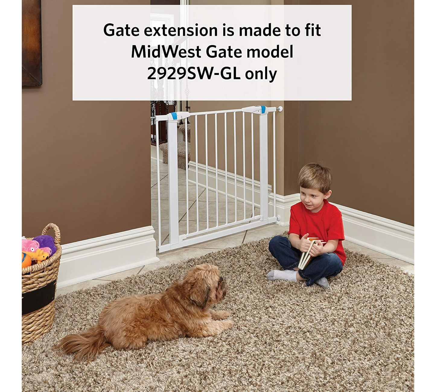 MidWest Glow in the Dark Steel Gate Extension for 29" Tall Gate