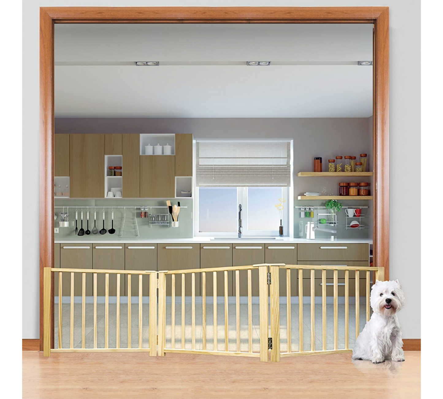 Four Paws Free Standing Gate for Small Pets
