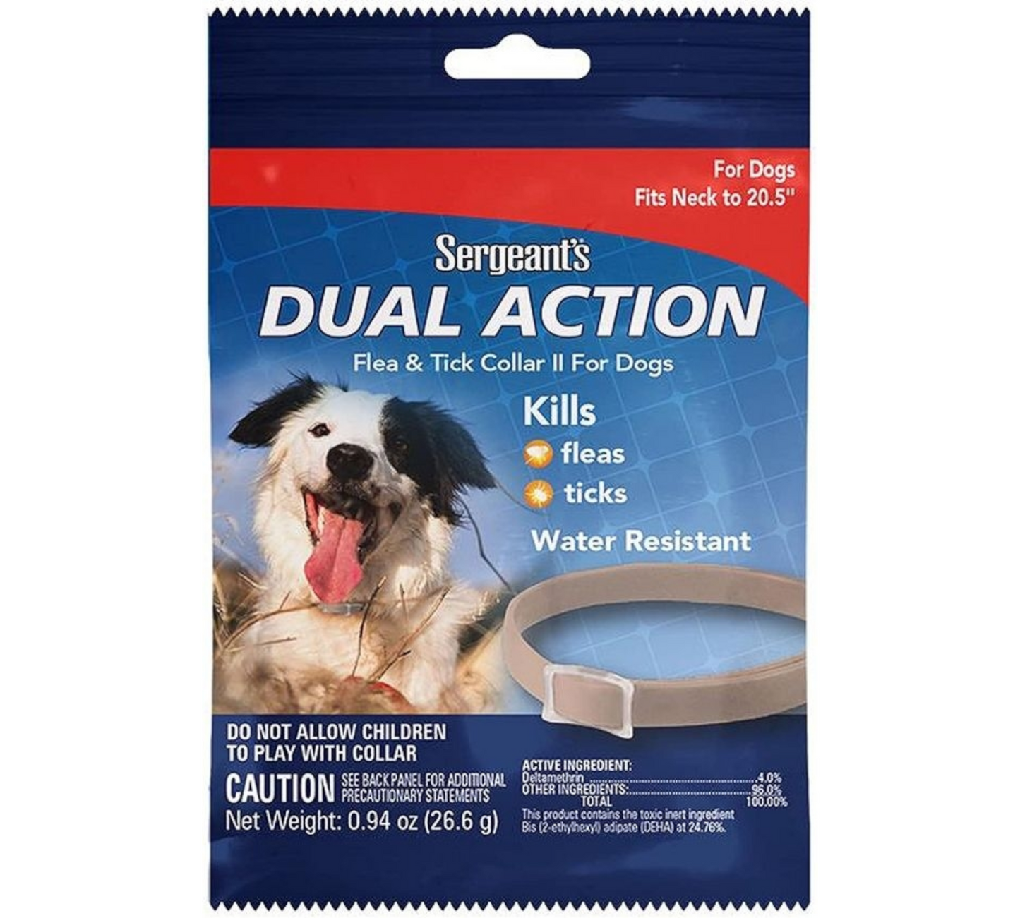 Sergeants Dual Action Flea and Tick Collar II for Dogs