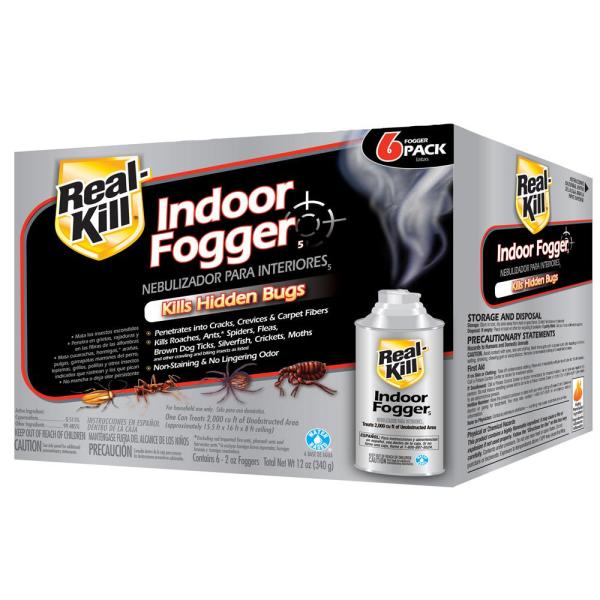 Canine's World Bug Foggers Flying Insect Killer Spray, 6 Count Real Kill